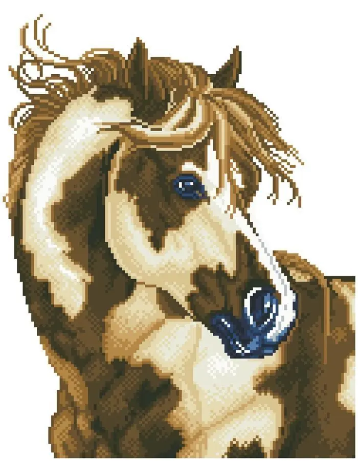 Bild: 4897073246192 | DIAMOND DOTZ - Diamond Painting Wildpferd | Kit (Bastelset) | 2025