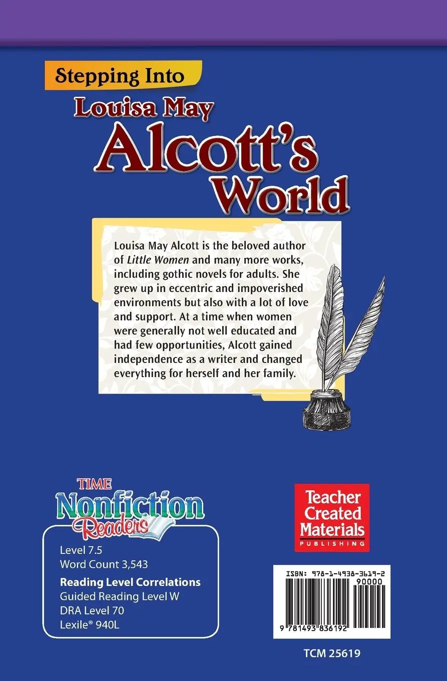 Rückseite: 9781493836192 | Stepping Into Louisa May Alcott's World | Dona Herweck Rice | Buch