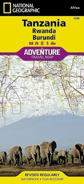 Cover: 9781566956192 | Tanzania, Rwanda, and Burundi Map | Adventure | (Land-)Karte | 2012