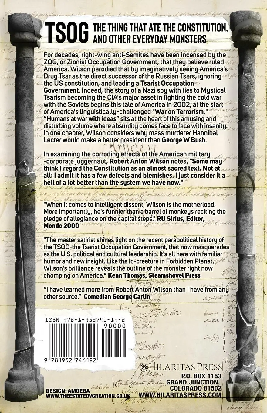 Rückseite: 9781952746192 | Tsog: The Thing That Ate The Constitution and other everyday monsters