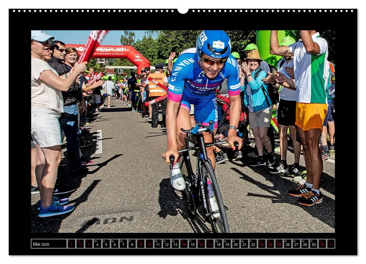 Bild: 9783457476192 | TRIATHLON Impressionen (Wandkalender 2026 DIN A2 quer), CALVENDO...