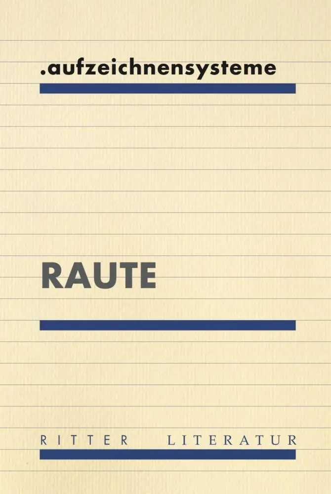 RAUTE - aufzeichensysteme Hanne Römer Kartoniert (TB)