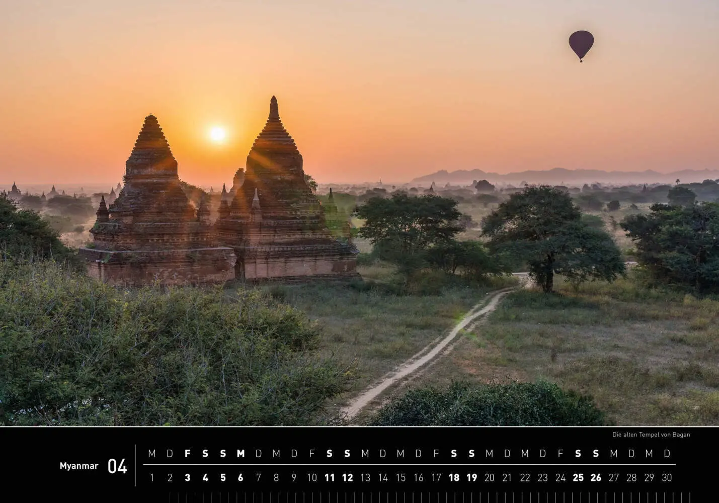 Bild: 9783968556192 | Myanmar Premiumkalender 2026 | Stefan Tschumi | Kalender | 14 S.