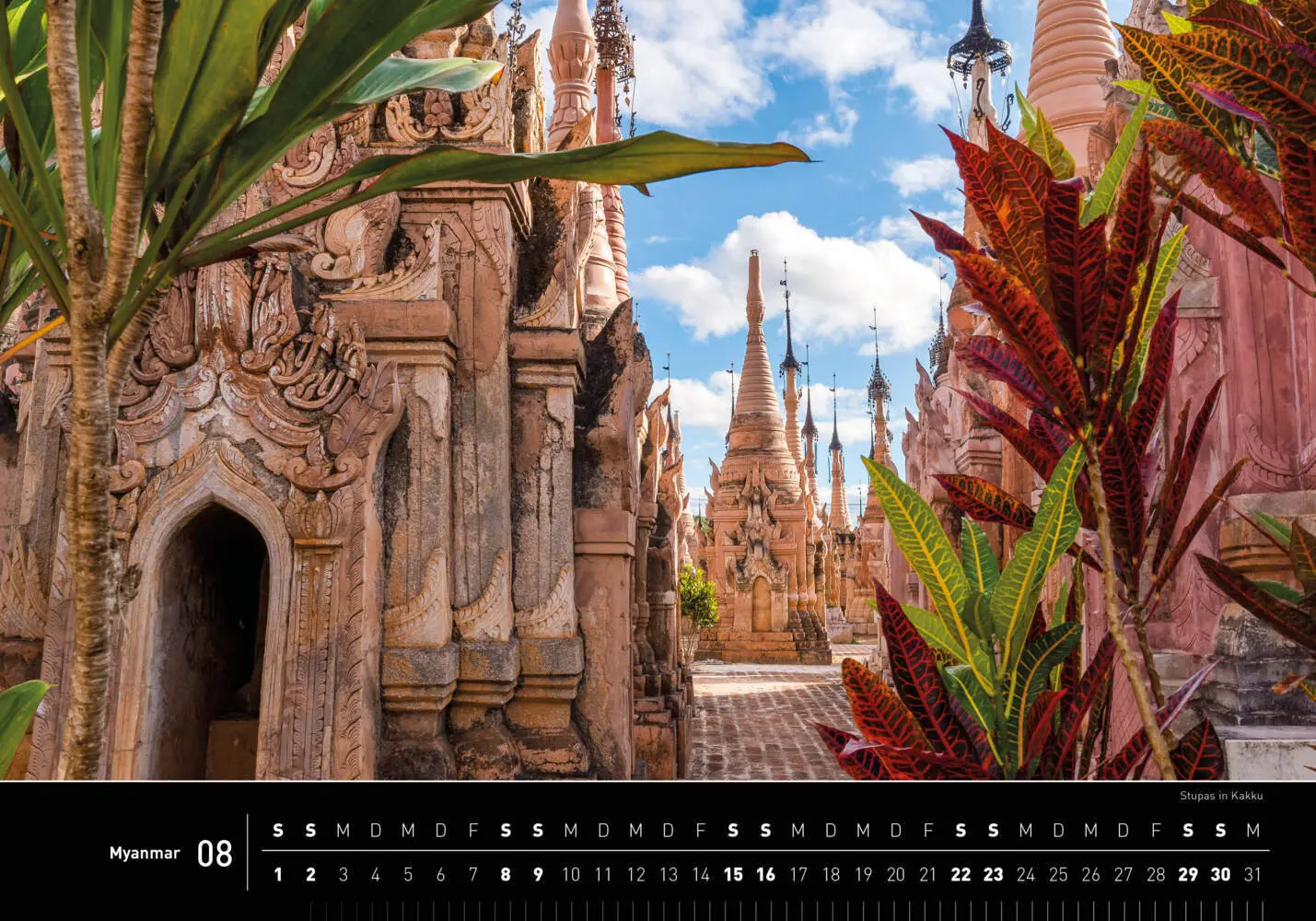 Bild: 9783968556192 | Myanmar Premiumkalender 2026 | Stefan Tschumi | Kalender | 14 S.
