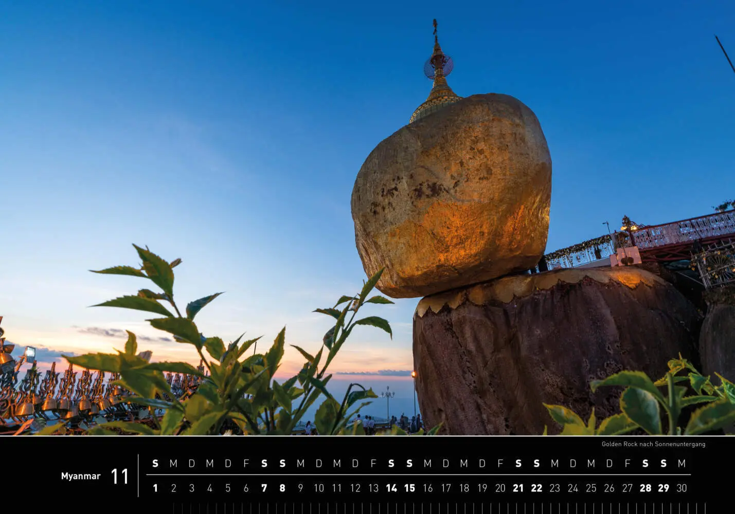 Bild: 9783968556192 | Myanmar Premiumkalender 2026 | Stefan Tschumi | Kalender | 14 S.