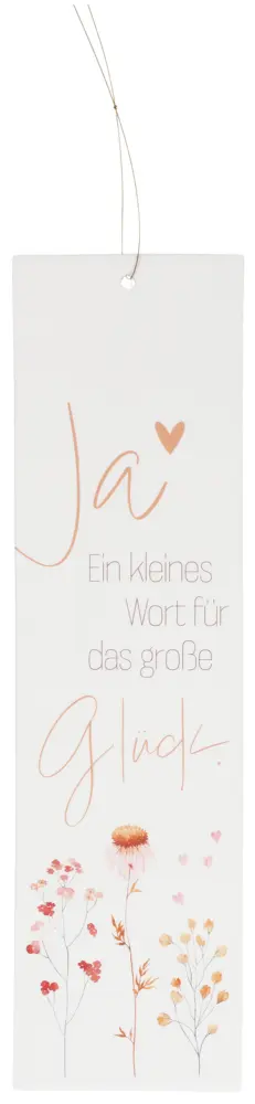 Wandtafel aus Porzellan - Hochzeit