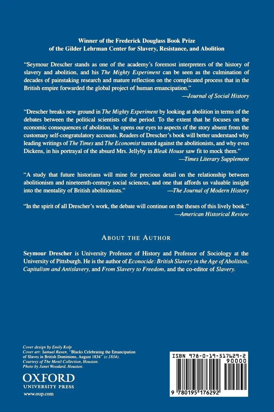 Rückseite: 9780195176292 | The Mighty Experiment | Seymour Drescher | Taschenbuch | Englisch