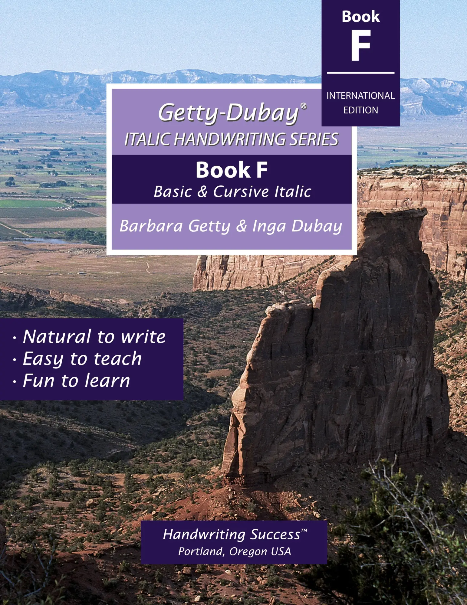 Cover: 9780982776292 | Getty-Dubay Italic Handwriting Series | Book F | Barbara Getty (u. a.)