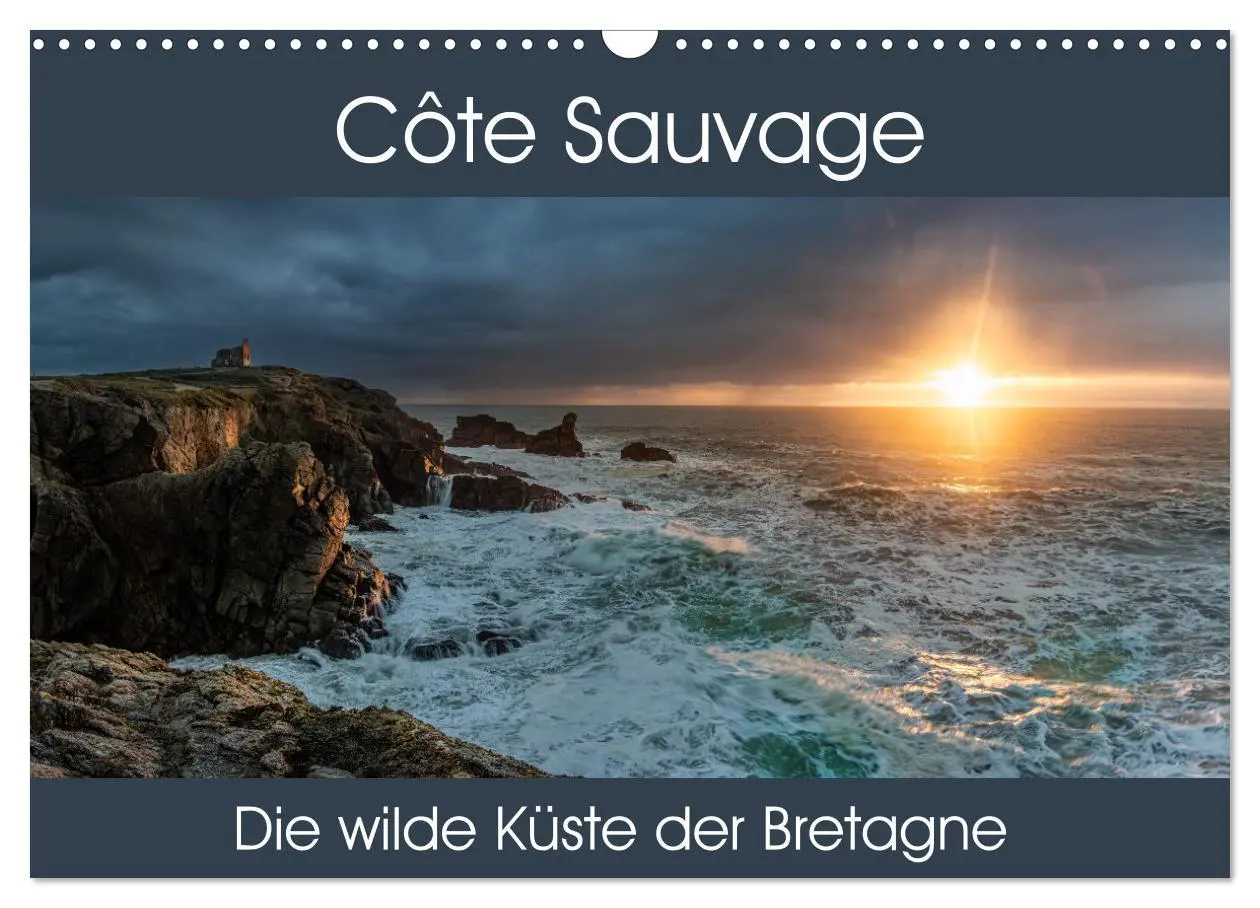 Cover: 9783457606292 | Côte Sauvage - Die wilde Küste der Bretagne (Wandkalender 2026 DIN...
