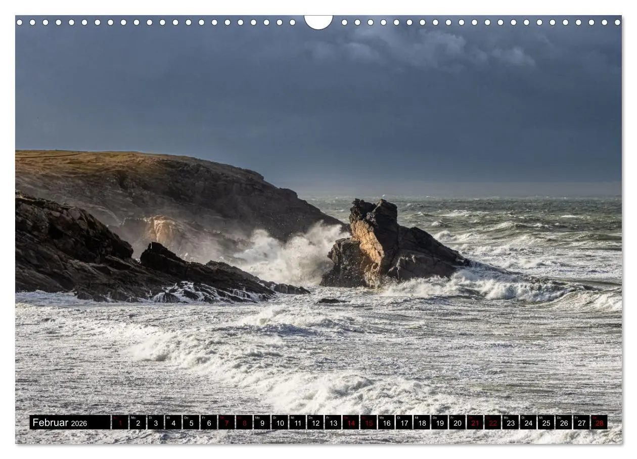 Bild: 9783457606292 | Côte Sauvage - Die wilde Küste der Bretagne (Wandkalender 2026 DIN...