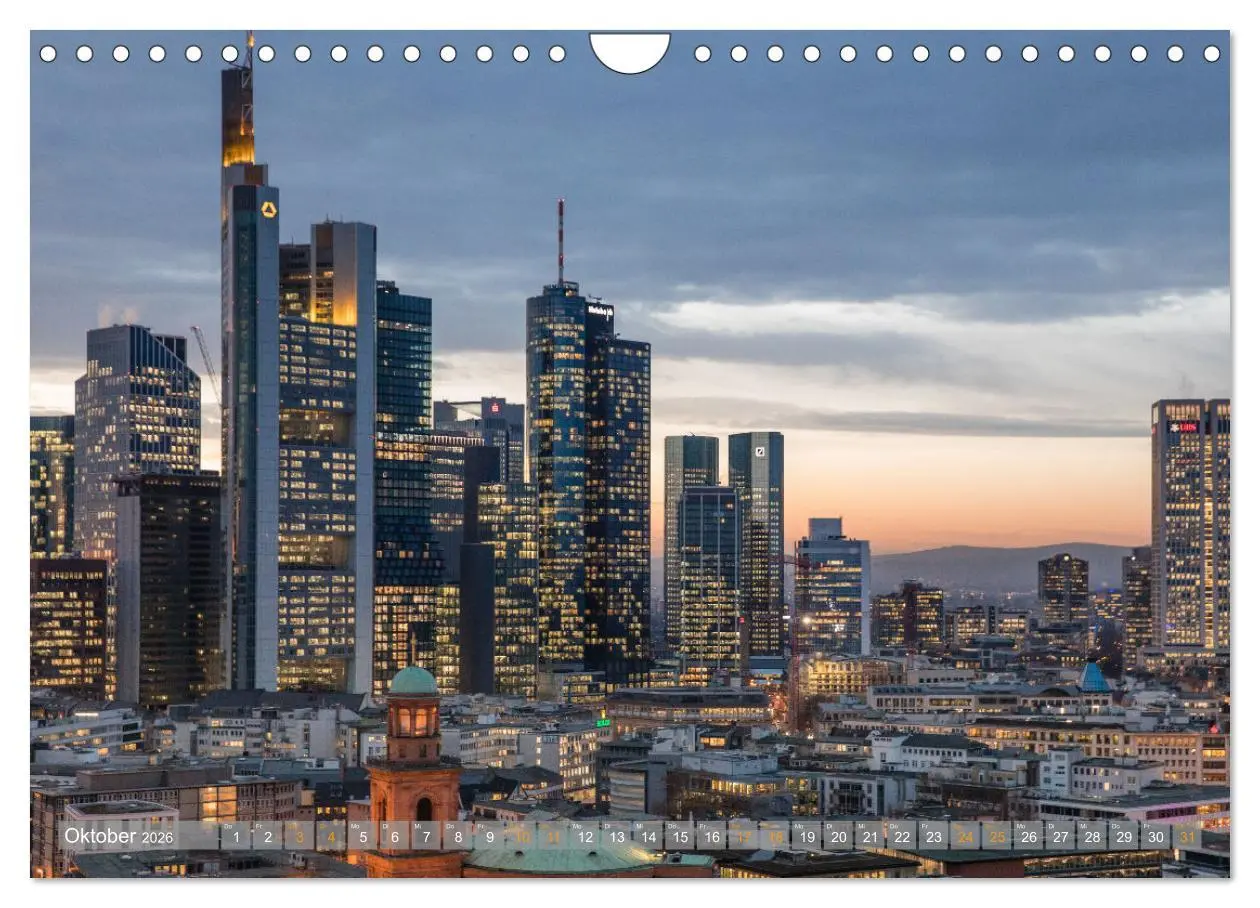 Bild: 9783457916292 | Frankfurt Mainhattan (Wandkalender 2026 DIN A4 quer), CALVENDO...
