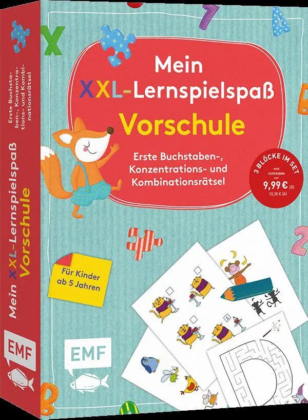 Cover: 9783745936292 | Mein XXL-Lernspielspaß: Vorschule | Sandy Thißen | Taschenbuch | 2026