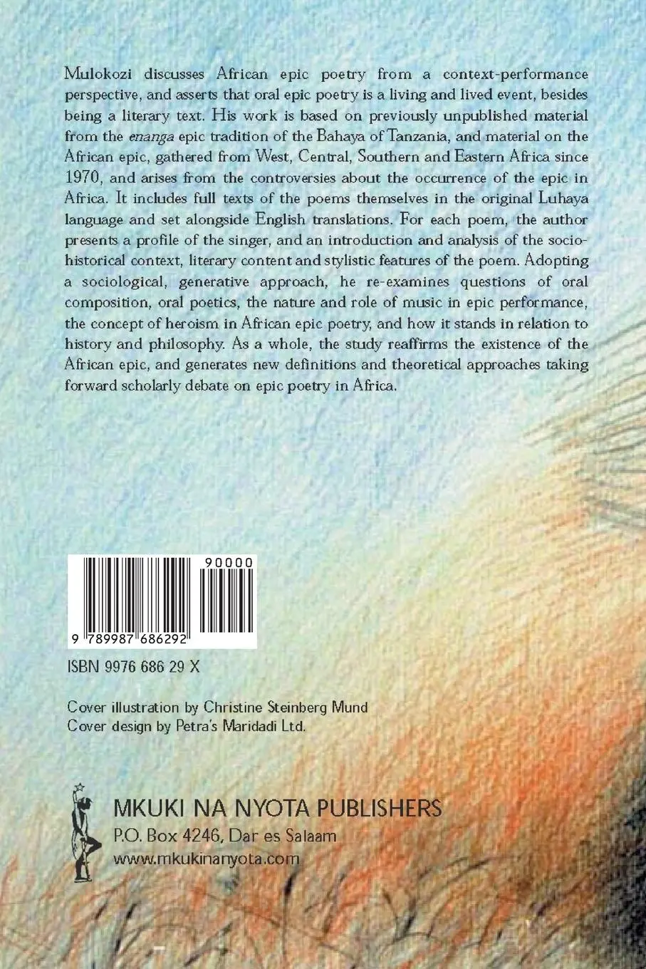 Rückseite: 9789987686292 | The African Epic Controversy | Mugyabuso M. Mulokozi | Taschenbuch