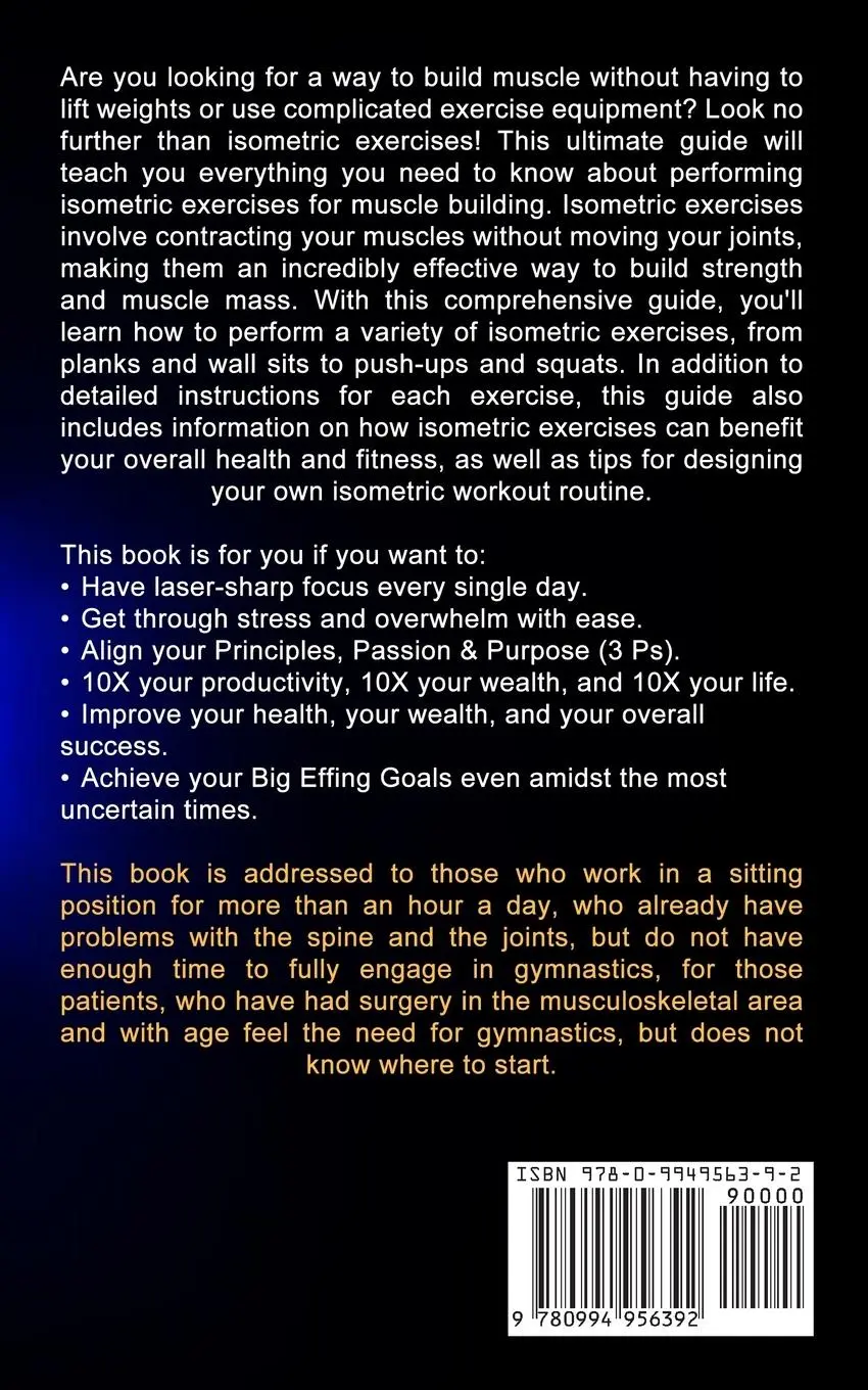 Rückseite: 9780994956392 | Isometric Exercises | Jack Brown | Taschenbuch | Englisch | 2024