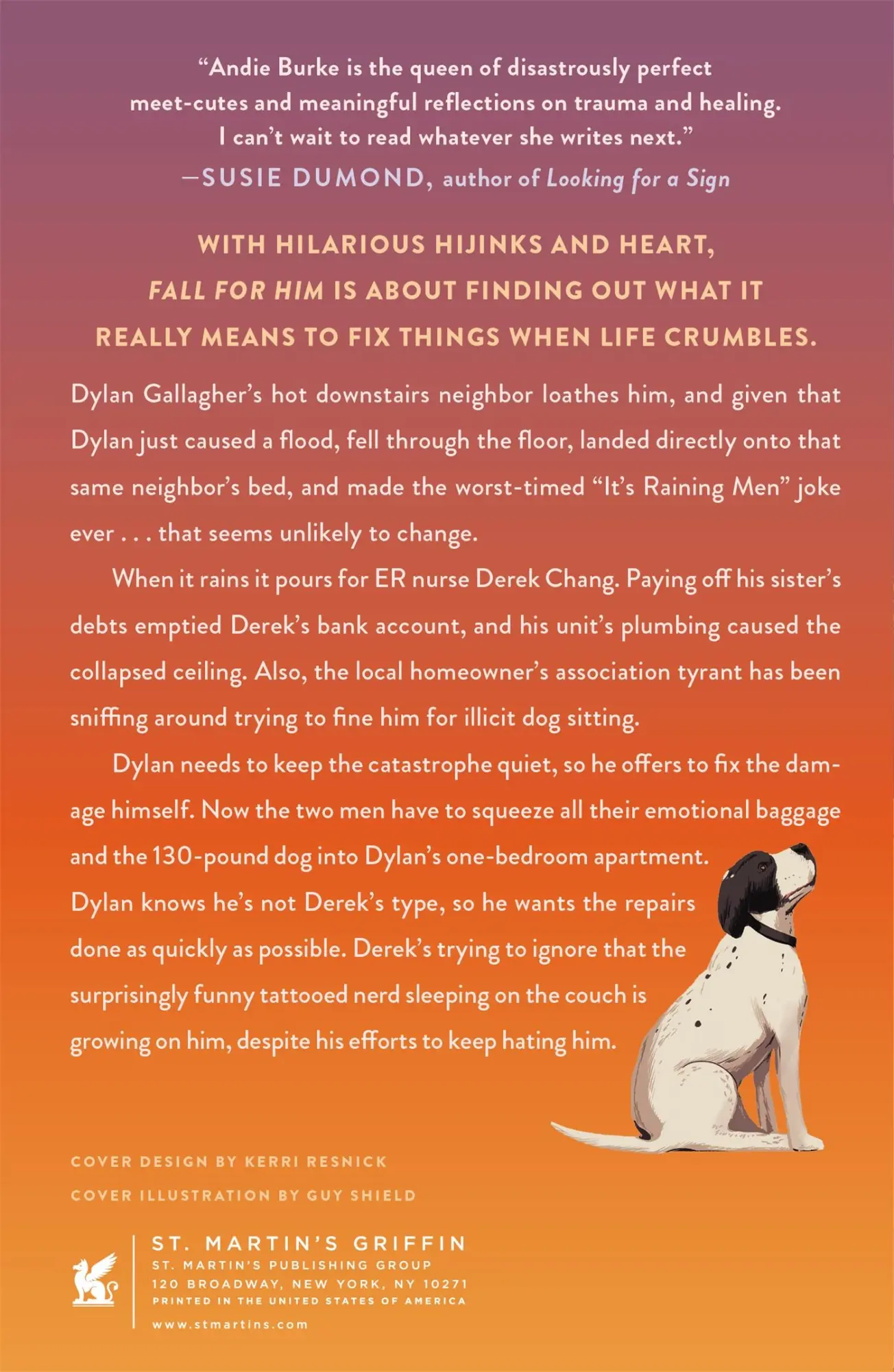 Rückseite: 9781250886392 | Fall for Him | Andie Burke | Taschenbuch | Englisch | 2024 | Griffin