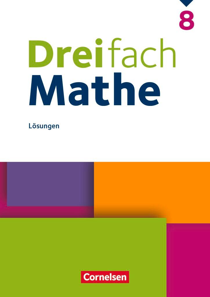 Cover: 9783060436392 | Dreifach Mathe 8. Schuljahr - Lösungen zum Schulbuch | Taschenbuch