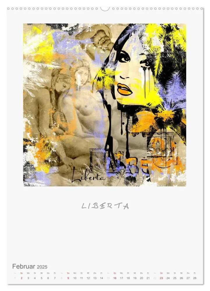 Bild: 9783457076392 | BELLE REBELLE (Wandkalender 2025 DIN A2 hoch), CALVENDO Monatskalender
