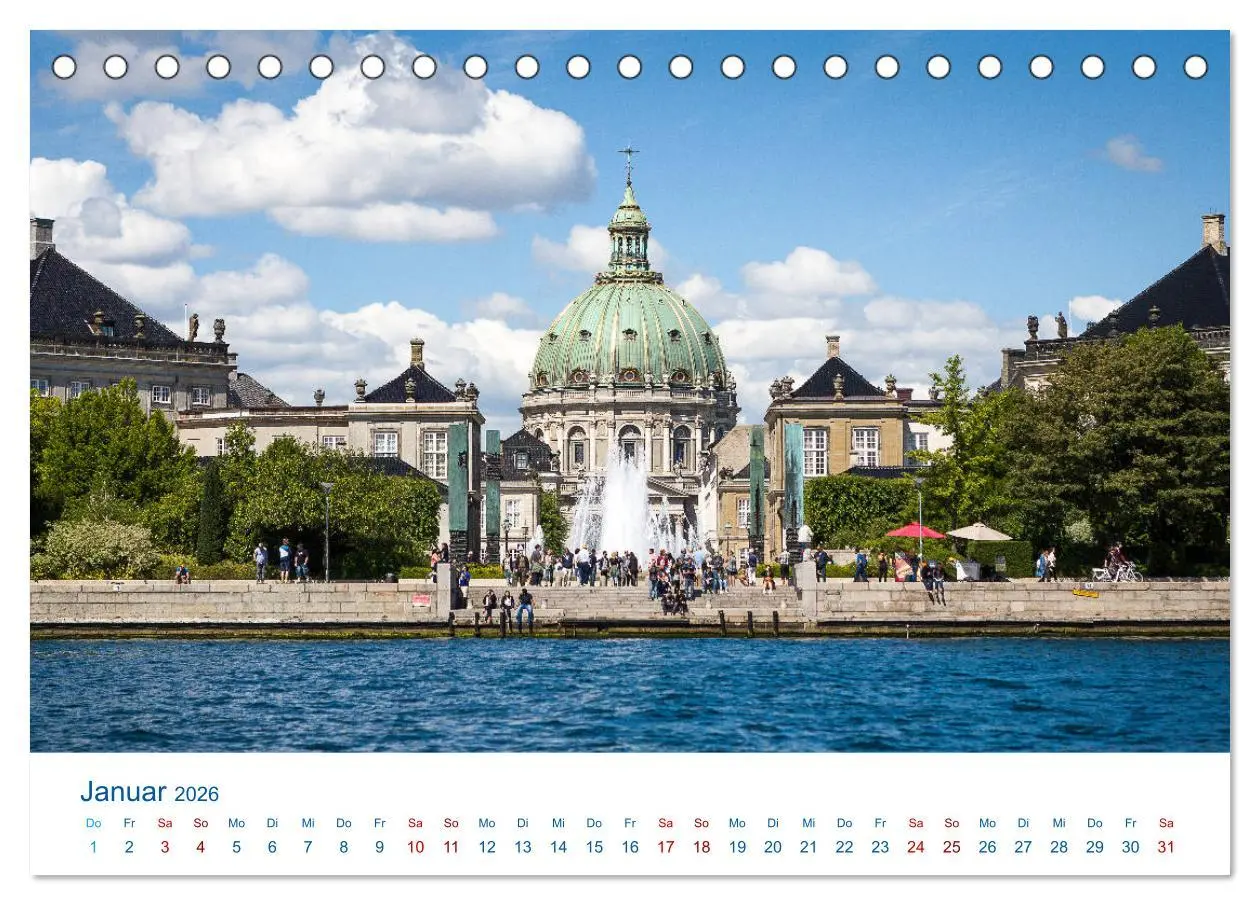 Bild: 9783457906392 | Schönes Kopenhagen (Tischkalender 2026 DIN A5 quer), CALVENDO...