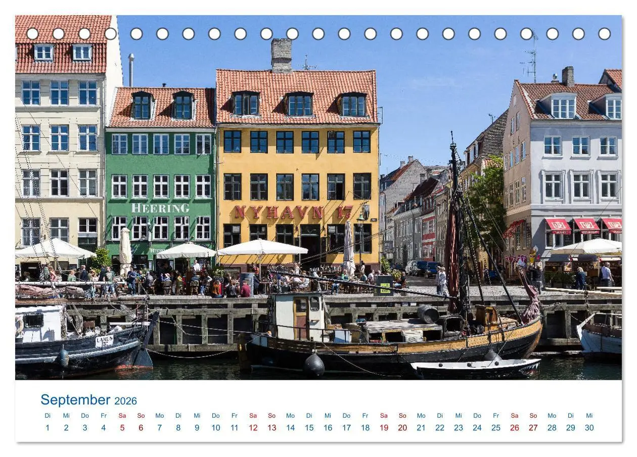 Bild: 9783457906392 | Schönes Kopenhagen (Tischkalender 2026 DIN A5 quer), CALVENDO...