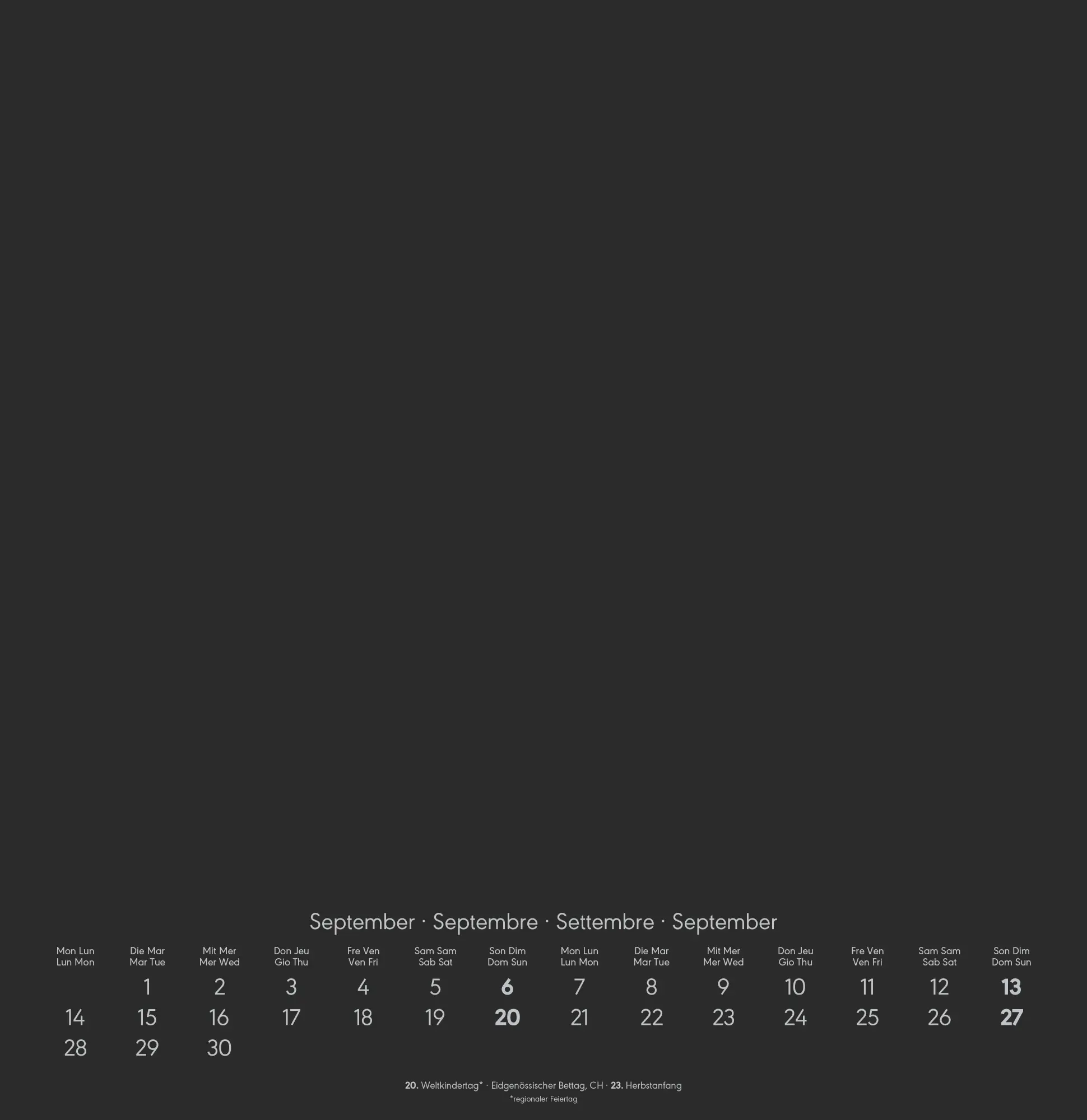 Bild: 4069095006492 | Kreativ-Kalender schwarz 2026 - 32 x 33 - Foto, Malen, Basteln -...