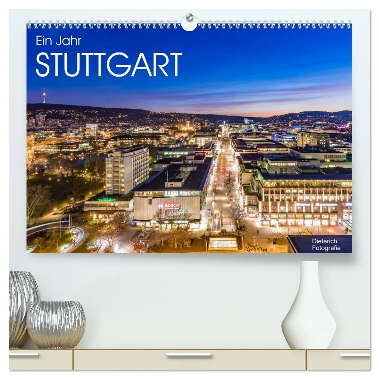 Cover: 9783457686492 | Ein Jahr STUTTGART (hochwertiger Premium Wandkalender 2026 DIN A2...