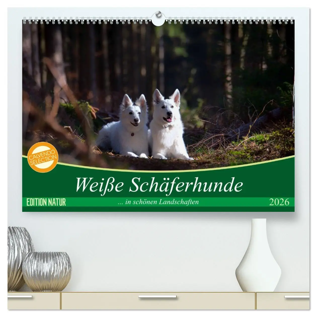 Cover: 9783457756492 | Weiße Schäferhunde in schönen Landschaften (hochwertiger Premium...