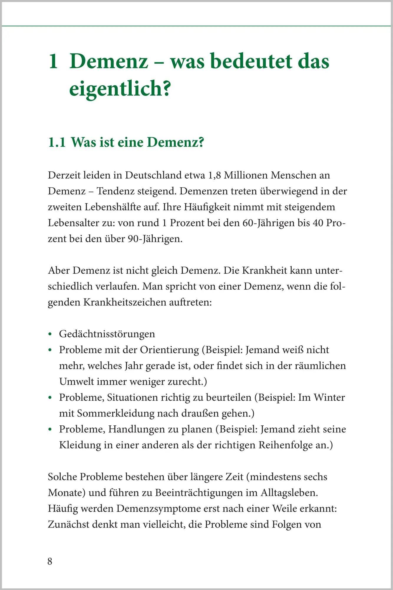 Bild: 9783948106492 | Demenz - der kompakte Ratgeber | Marion Bär | Taschenbuch | 80 S.