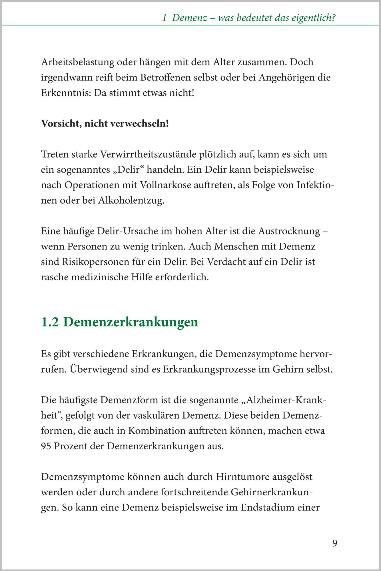 Bild: 9783948106492 | Demenz - der kompakte Ratgeber | Marion Bär | Taschenbuch | 80 S.