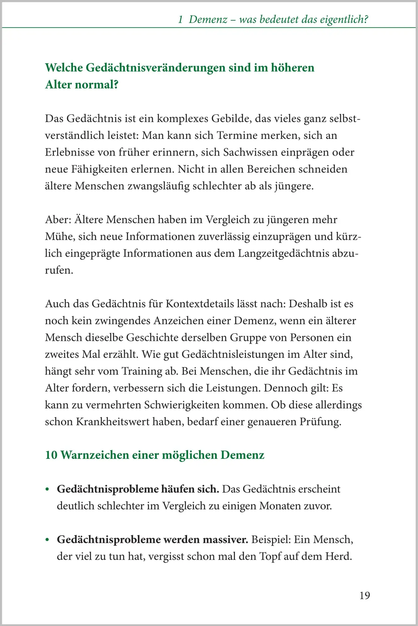 Bild: 9783948106492 | Demenz - der kompakte Ratgeber | Marion Bär | Taschenbuch | 80 S.
