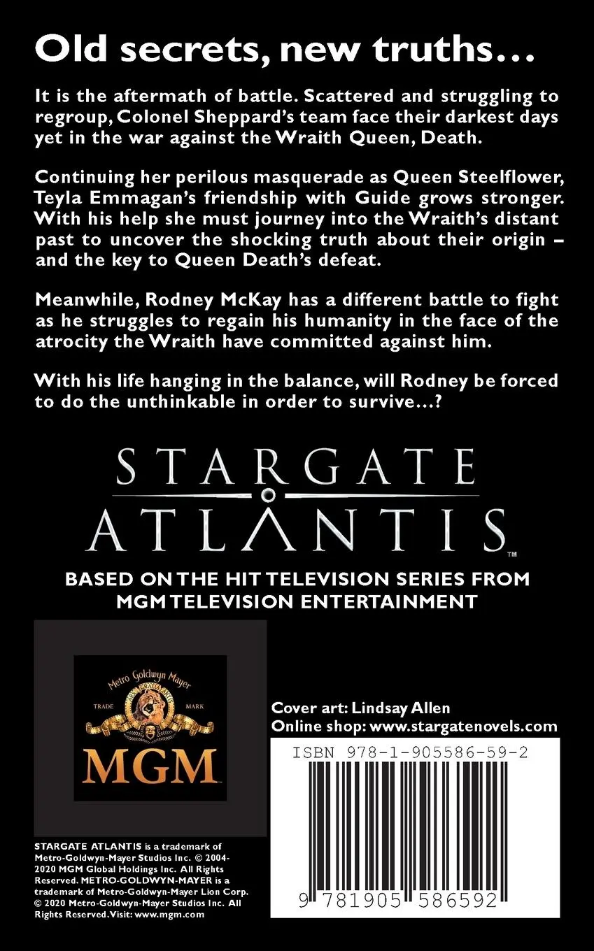 Rückseite: 9781905586592 | STARGATE ATLANTIS Secrets (Legacy book 5) | Jo Graham (u. a.) | Buch