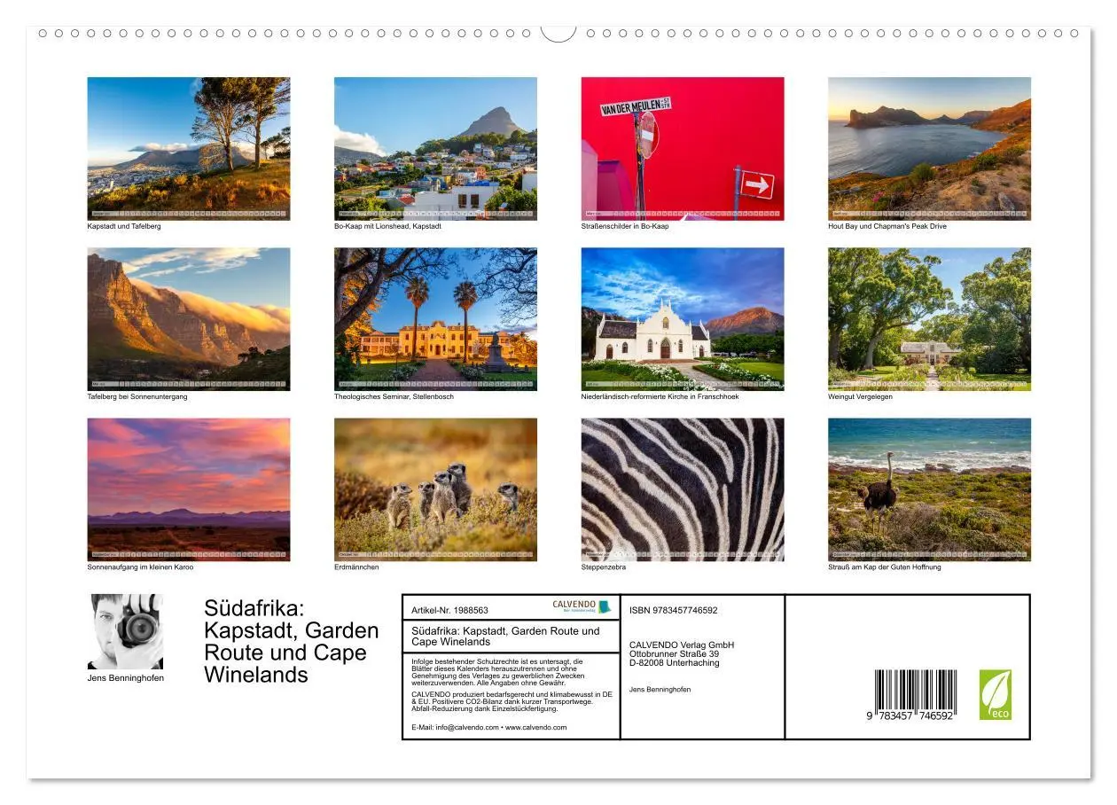 Bild: 9783457746592 | Südafrika: Kapstadt, Garden Route und Cape Winelands (hochwertiger...