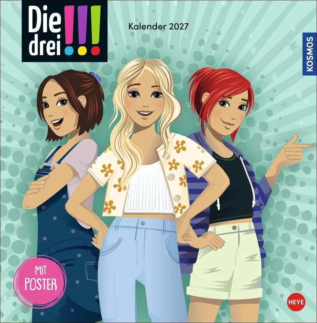 Cover: 9783756416592 | Die drei !!! Broschurkalender 2027 | Kalender | 28 S. | Deutsch | 2027