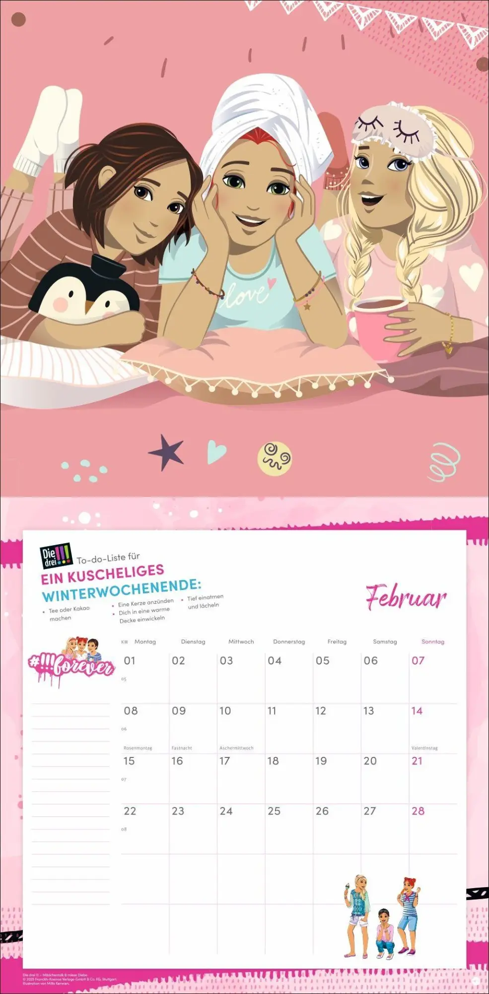 Bild: 9783756416592 | Die drei !!! Broschurkalender 2027 | Kalender | 28 S. | Deutsch | 2027