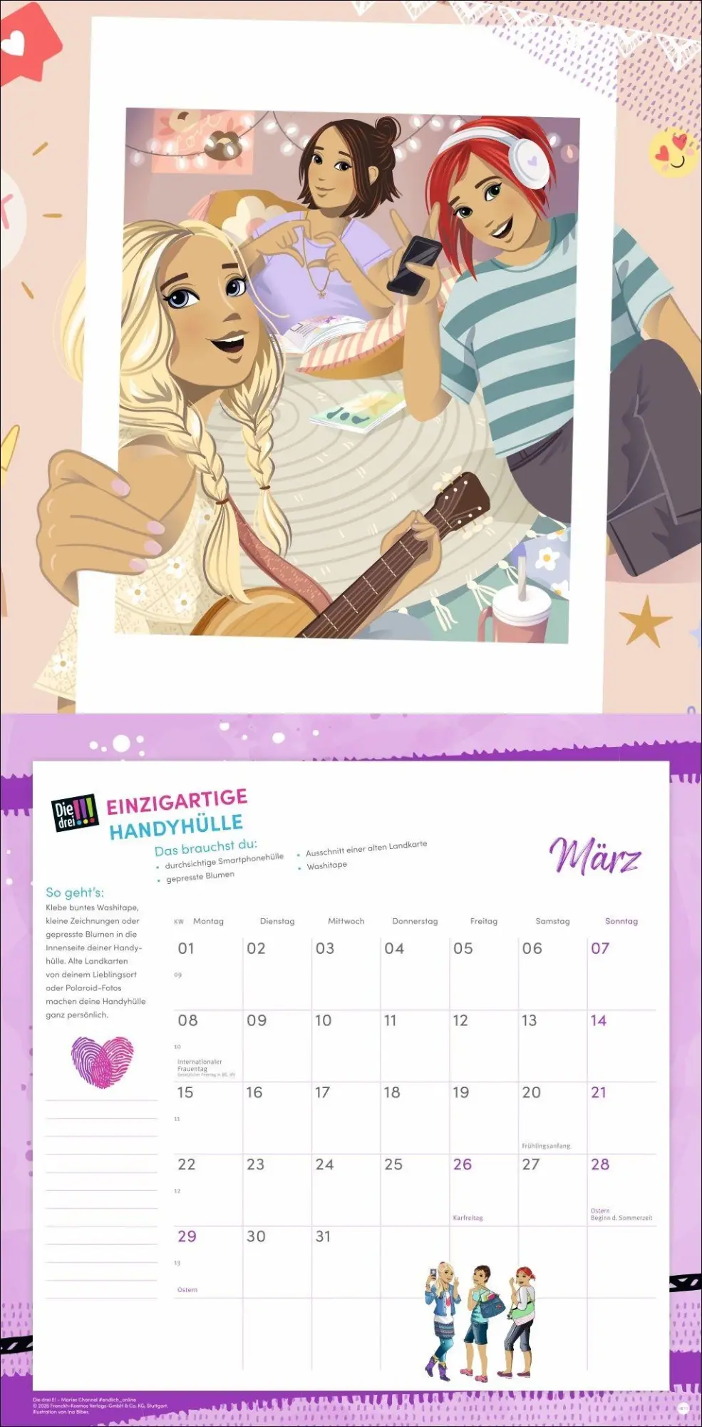 Bild: 9783756416592 | Die drei !!! Broschurkalender 2027 | Kalender | 28 S. | Deutsch | 2027
