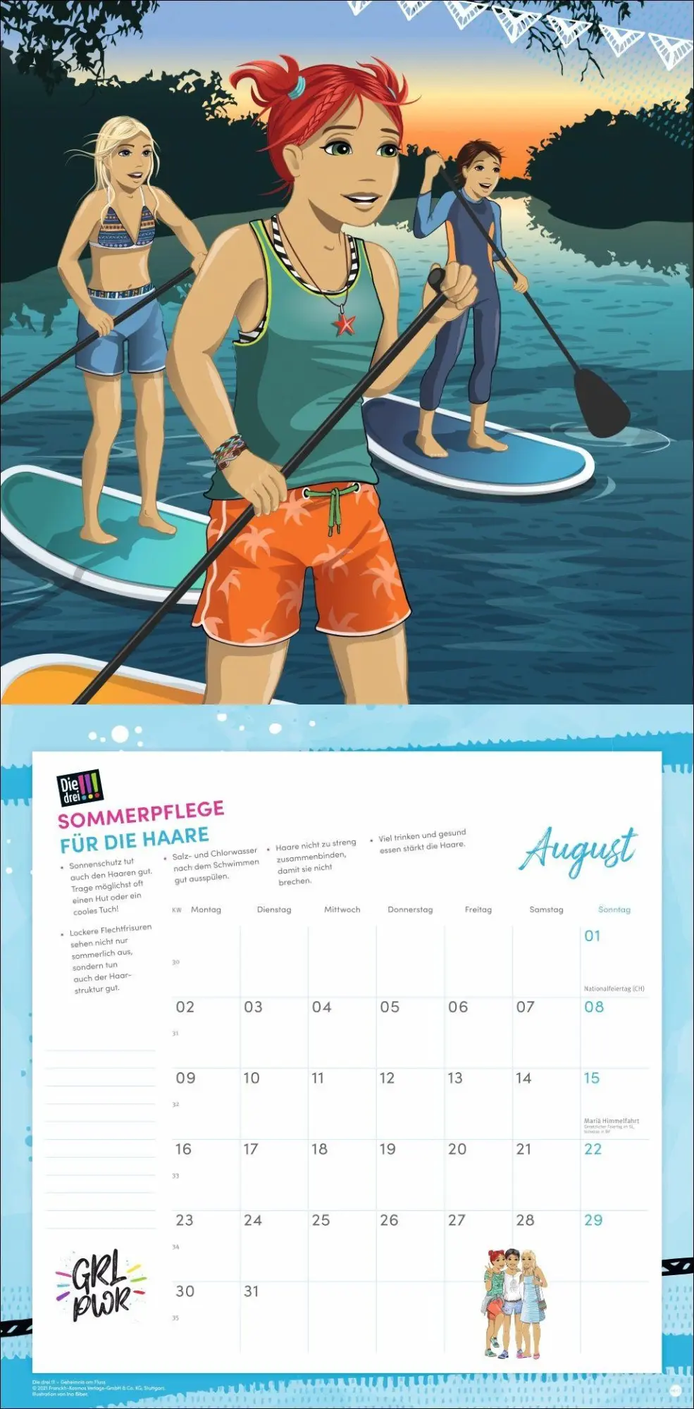 Bild: 9783756416592 | Die drei !!! Broschurkalender 2027 | Kalender | 28 S. | Deutsch | 2027