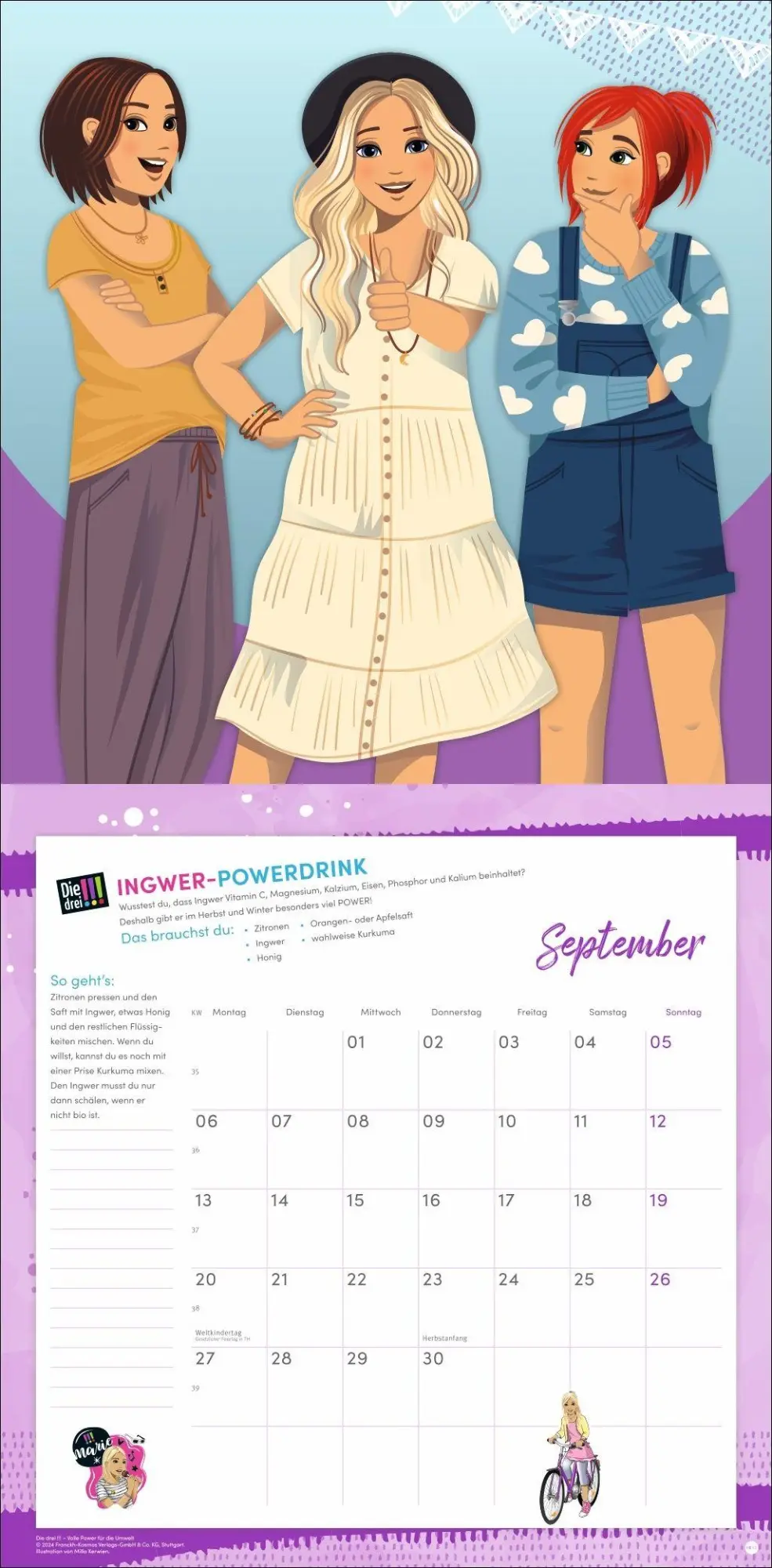 Bild: 9783756416592 | Die drei !!! Broschurkalender 2027 | Kalender | 28 S. | Deutsch | 2027