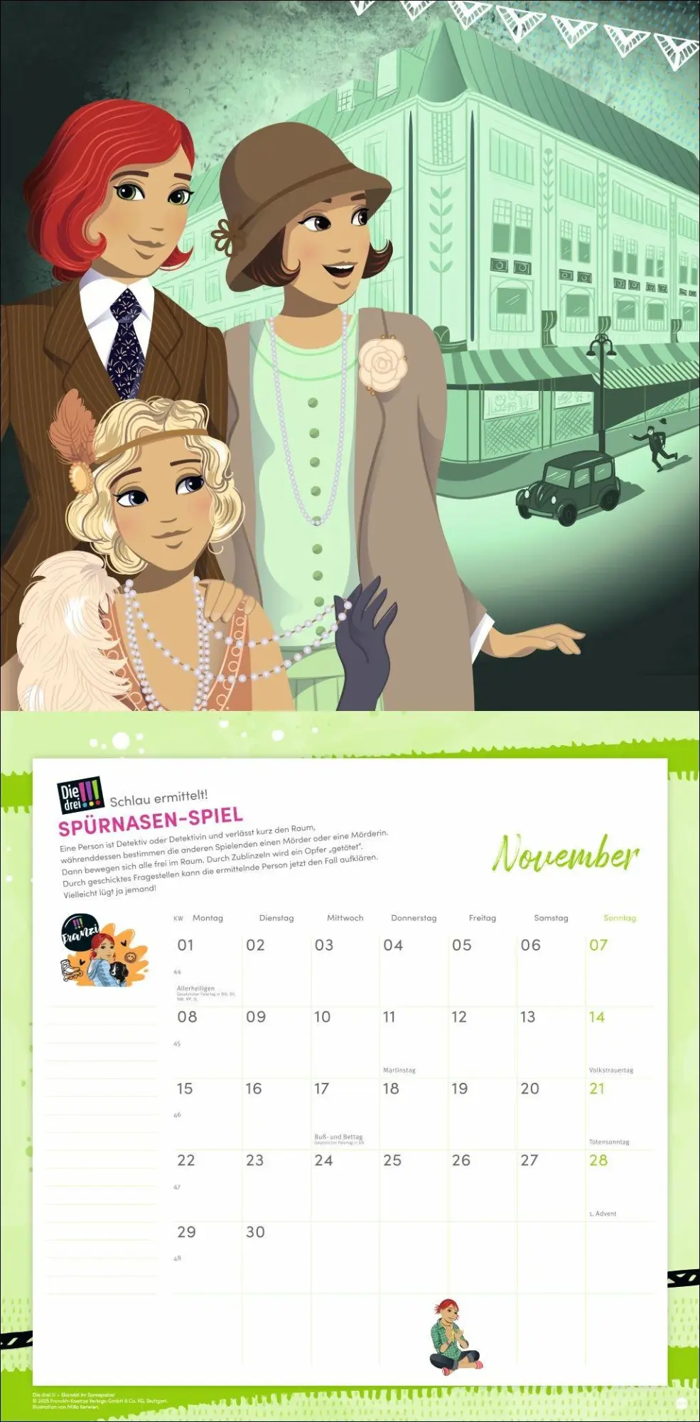 Bild: 9783756416592 | Die drei !!! Broschurkalender 2027 | Kalender | 28 S. | Deutsch | 2027