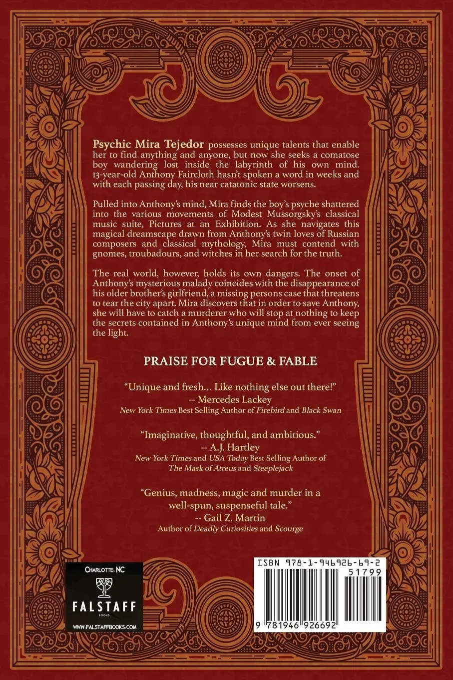 Rückseite: 9781946926692 | The Mussorgsky Riddle | Fugue &amp; Fable - Book One | Darin Kennedy