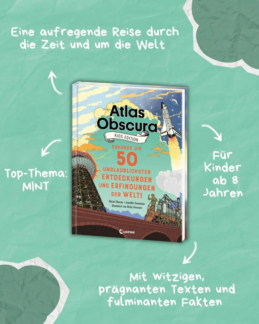 Bild: 9783743226692 | Atlas Obscura Kids Edition - Erkunde die 50 unglaublichsten...