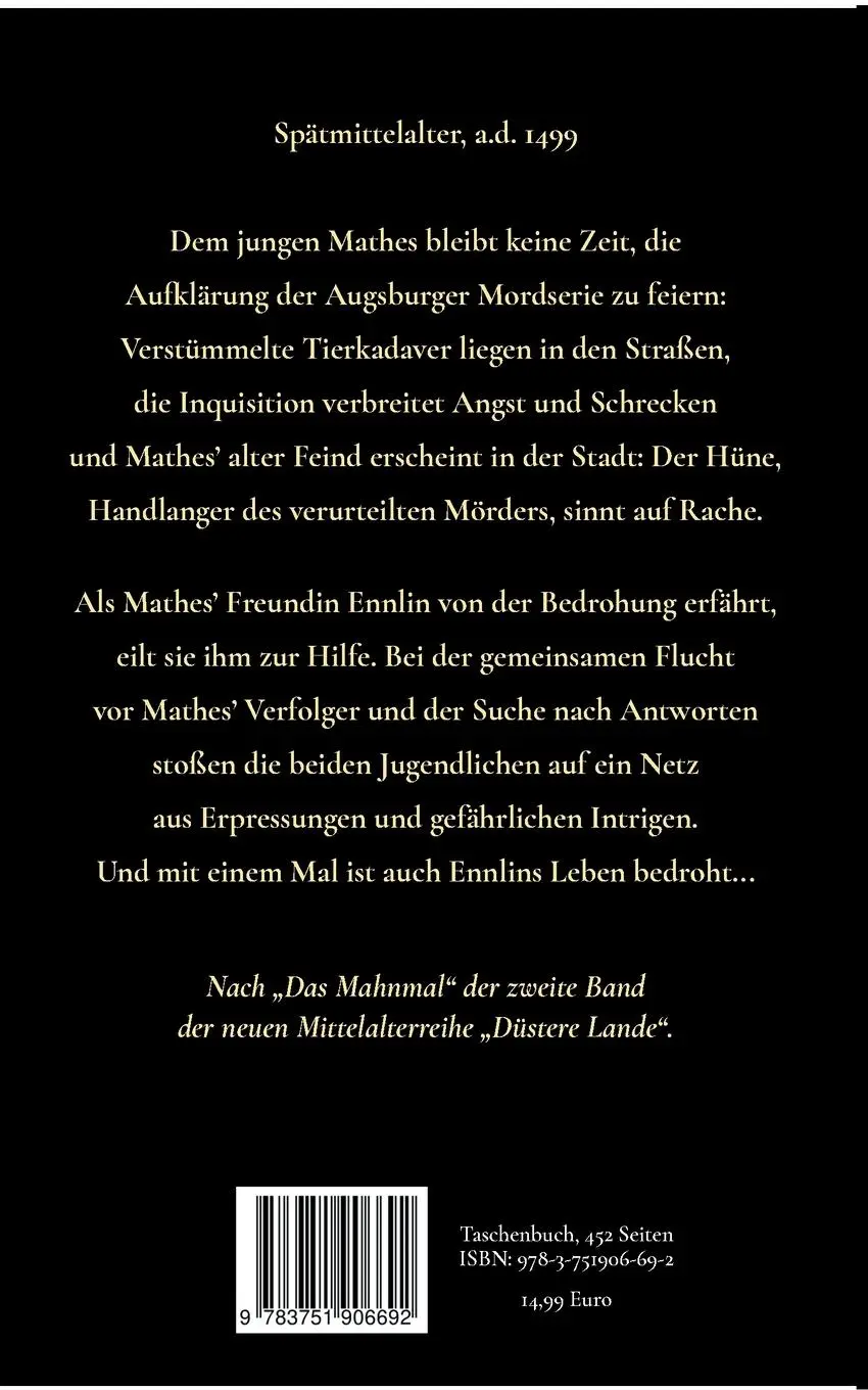 Rückseite: 9783751906692 | Düstere Lande: Schatten des Zorns | Kiara Lameika | Taschenbuch | 2020