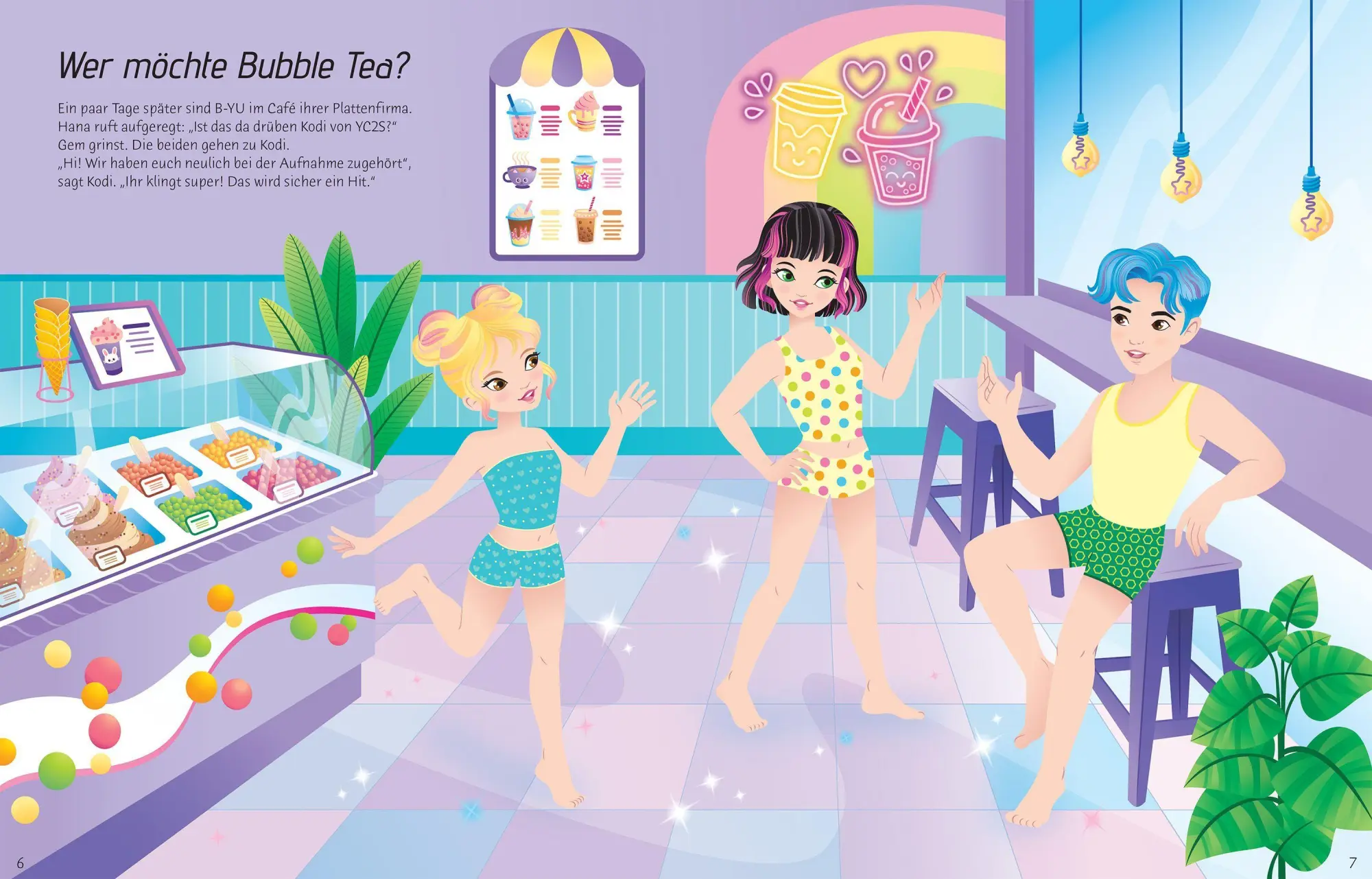 Bild: 9781035706792 | Mein Anziehpuppen-Stickerbuch: K-Pop | Lesley Sims | Taschenbuch
