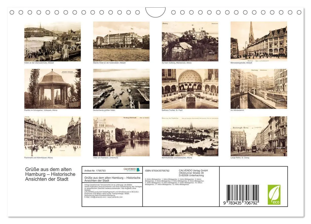 Bild: 9783435706792 | Grüße aus dem alten Hamburg - Historische Ansichten der Stadt...