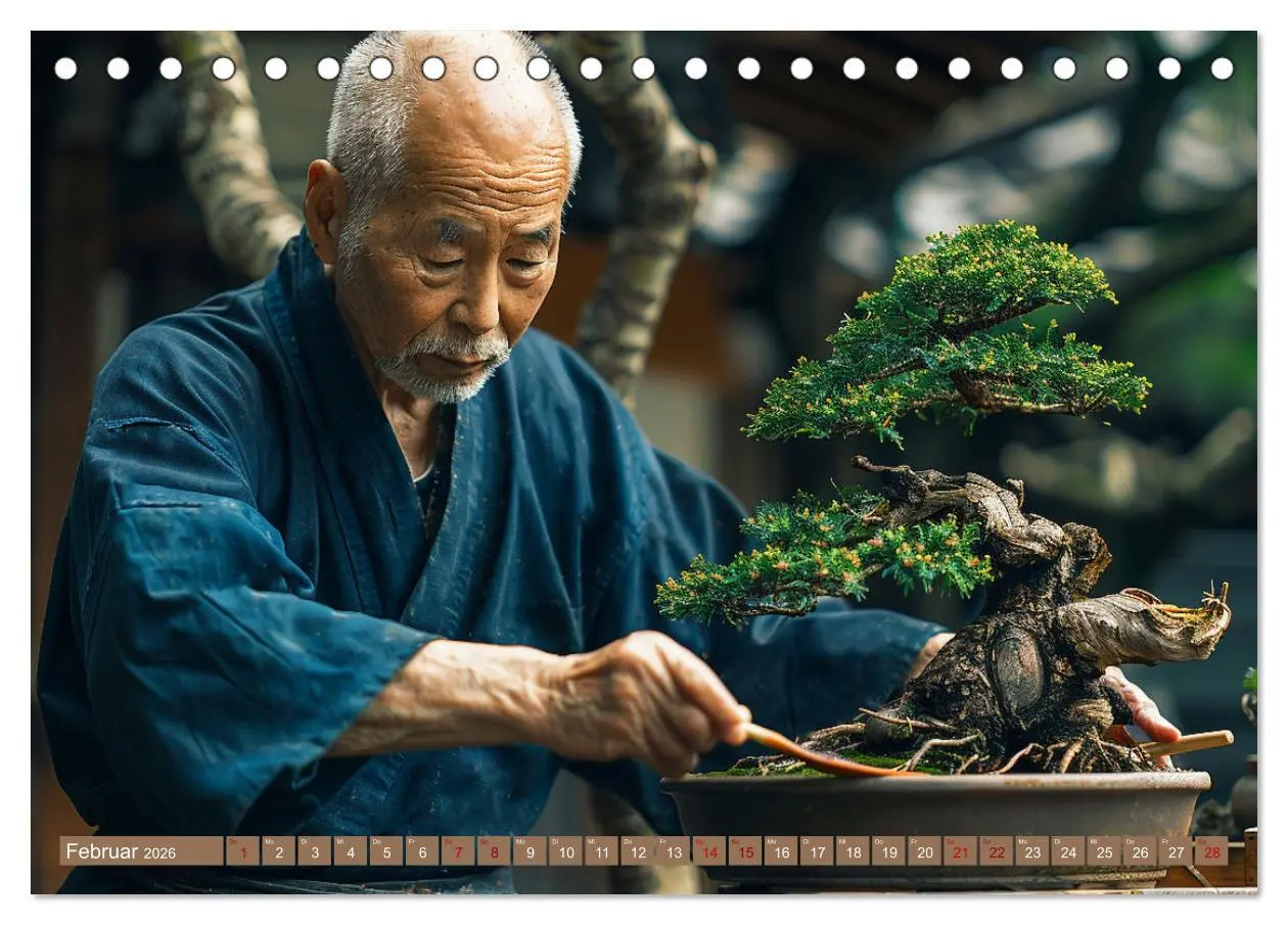 Bild: 9783457416792 | Bonsai meditativ (Tischkalender 2026 DIN A5 quer), CALVENDO...