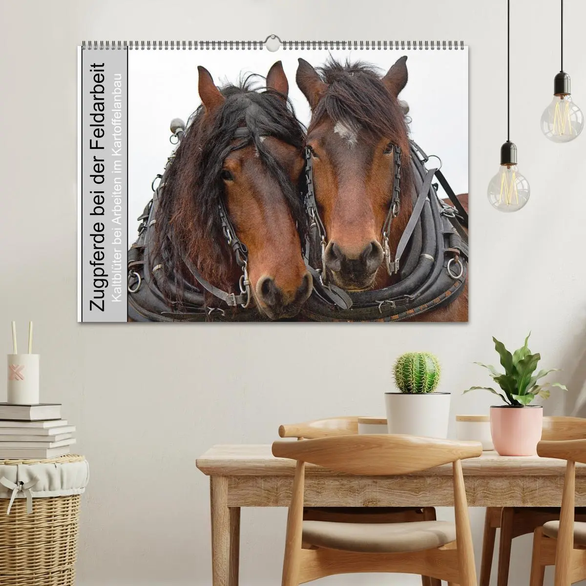 Bild: 9783457656792 | Zugpferde bei der Feldarbeit (Wandkalender 2026 DIN A2 quer),...