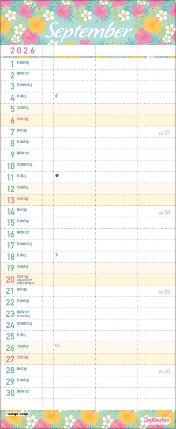 Bild: 9783731886792 | Familientimer Alles ist planbar 2026 | Verlag Korsch | Kalender | 2027