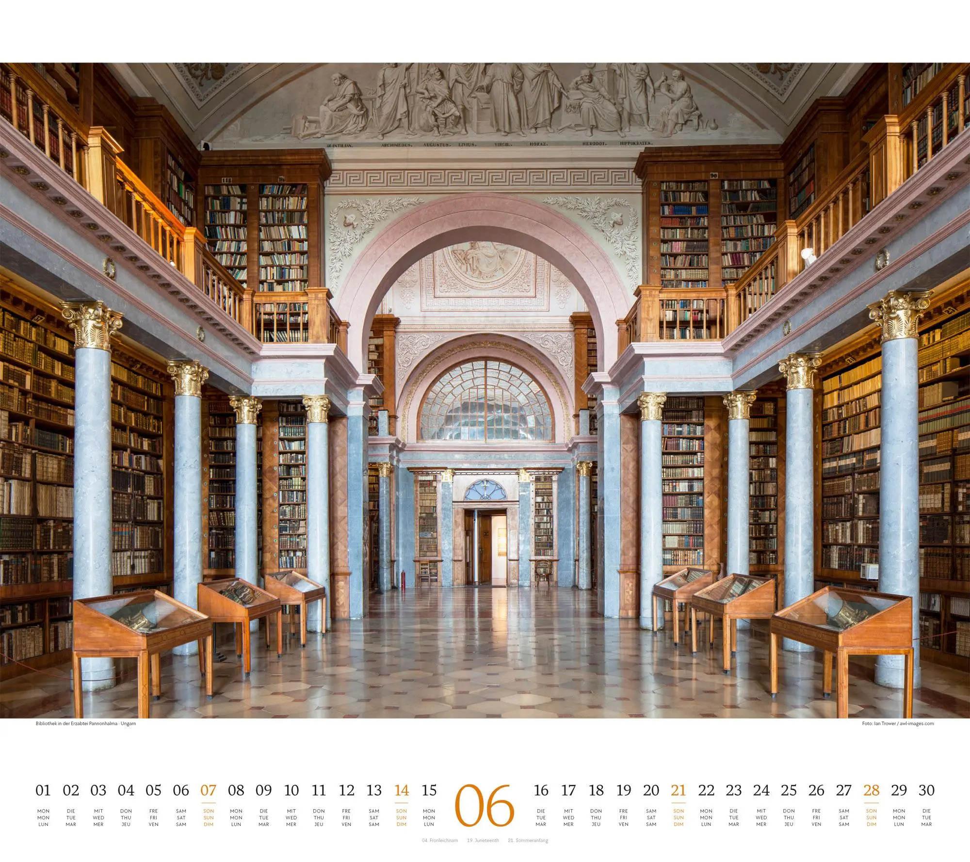 Bild: 9783838426792 | Welt der Bücher Kalender 2026 | Ackermann Kunstverlag GmbH | Kalender