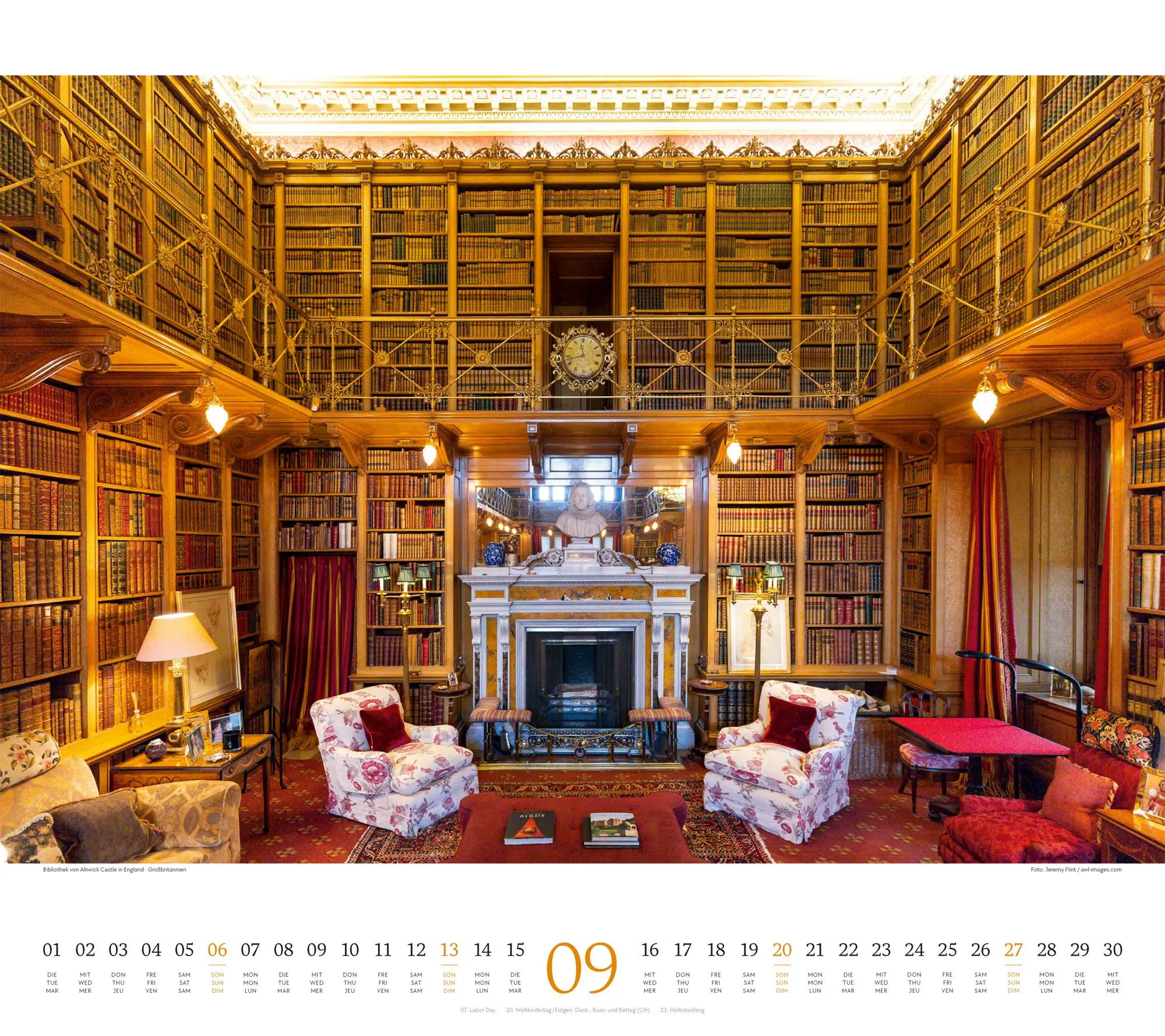 Bild: 9783838426792 | Welt der Bücher Kalender 2026 | Ackermann Kunstverlag GmbH | Kalender