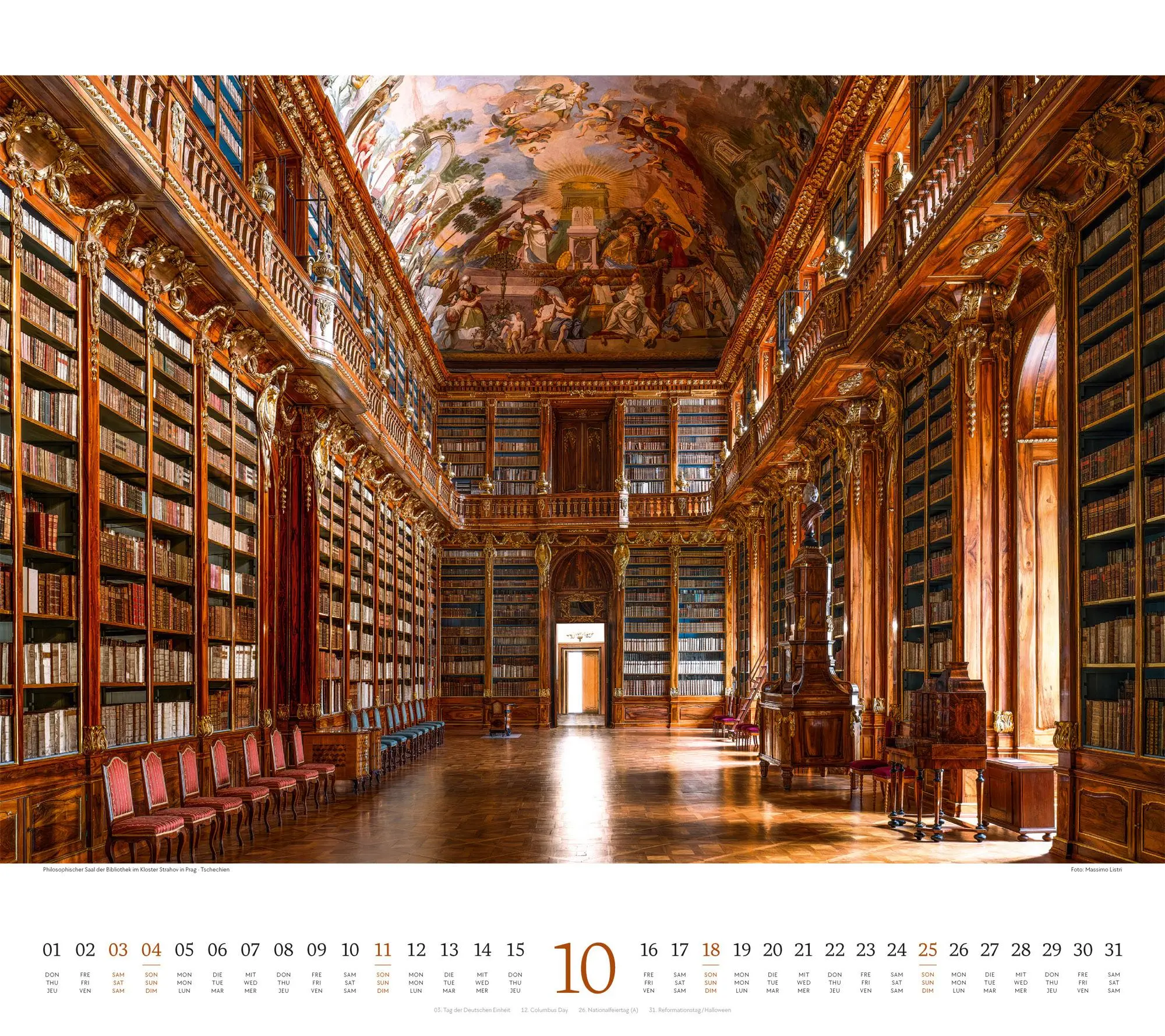 Bild: 9783838426792 | Welt der Bücher Kalender 2026 | Ackermann Kunstverlag GmbH | Kalender