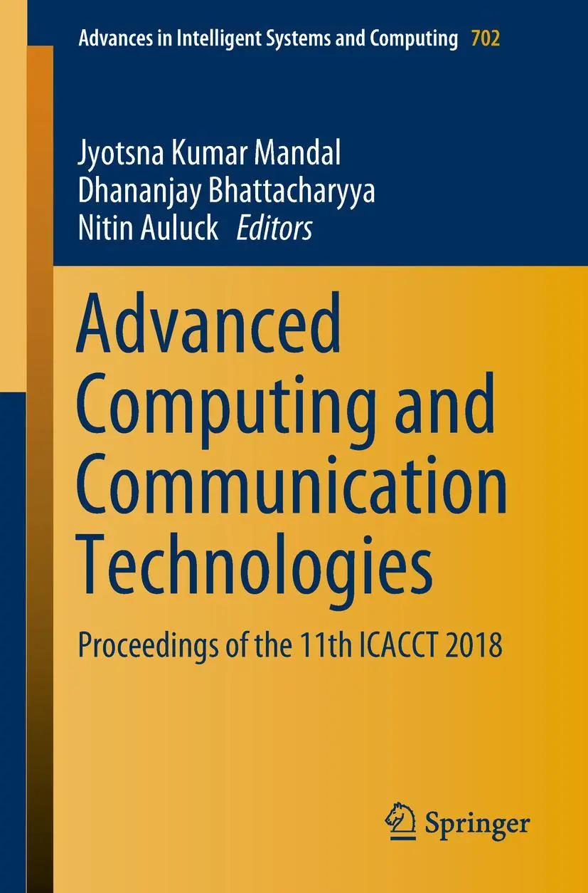 Cover: 9789811306792 | Advanced Computing and Communication Technologies | Mandal (u. a.)