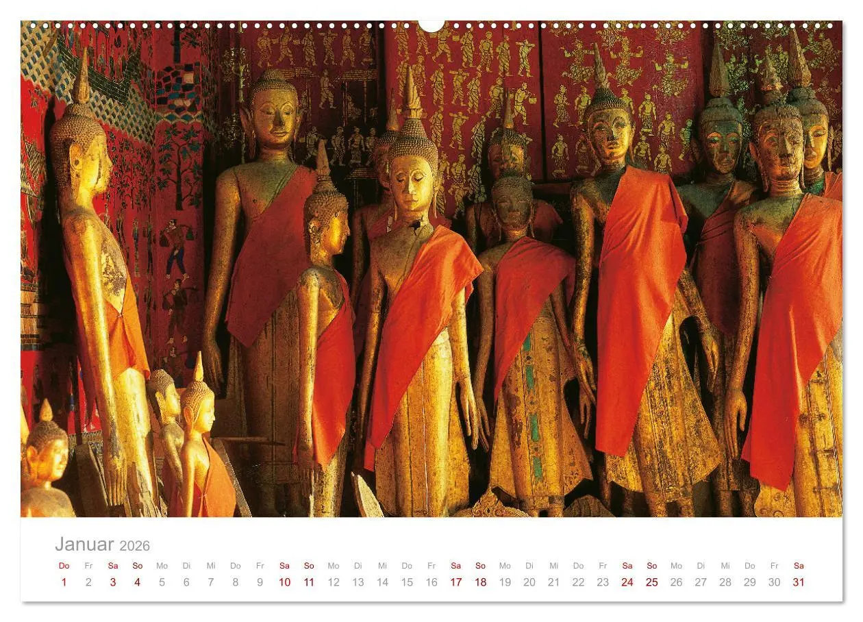 Bild: 9783457576892 | BUDDHA - Im Reich der Achtsamkeit (Wandkalender 2026 DIN A2 quer),...